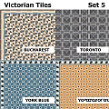 Other Colorful Geometric Tile Designs Featuring Bucharest And Toronto Patterns