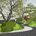 Landscape sketch 3d model