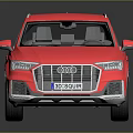 Pink SUV Car With Modern Design And Stylish Grille And Alloy Wheels