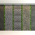 outdoor ground floor tile wall tile 3d model