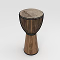 Traditional African Djembe Drum With Wooden Body Leather Head And Rope Tension