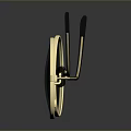 Classic Round Sunglasses With Gold Metal Frame Dark Green Lenses And Black Temples