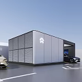 Industrial Electric Vehicle Charging Station With Smart Parking And Digital