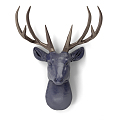 Modern animal wall decoration deer head wall decoration pendant 3d model