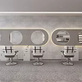 Modern Hair Salon Interior Design With Styling Chairs Mirrors And Natural Light