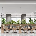 Modern Leisure Area Company Rest Area 3d model