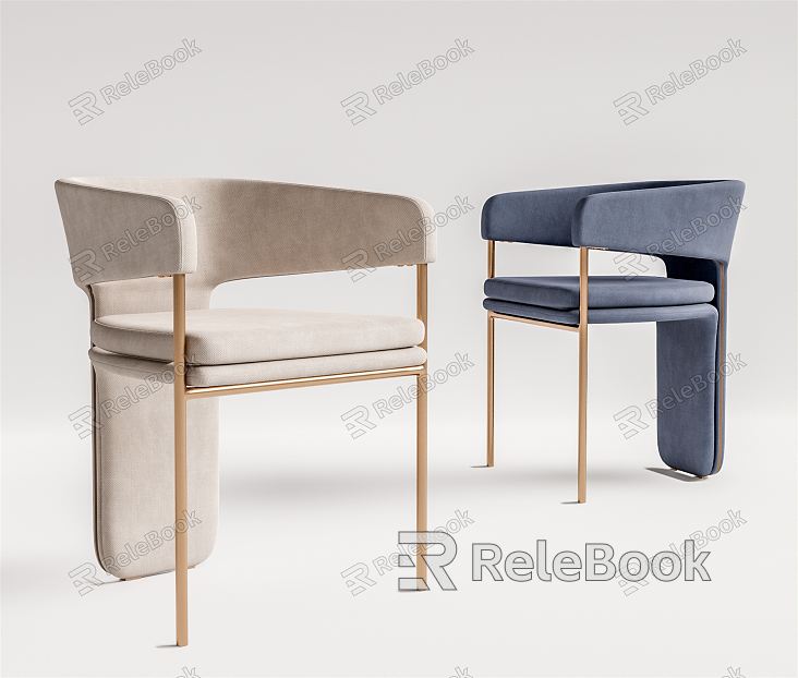 Modern Dining Chair Single Chair Dining Chair model