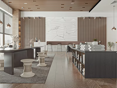Sales Department negotiation area 3d model