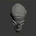 Gas Mask Science Fiction Gas Mask Gas Mask Respirator Breathing Mask Biochemical Mask Science Fiction Mask 3d model