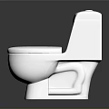 Modern White Ceramic Toilet With Sleek Design And Contemporary Style