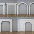 White Door Arch Designs With Various Decorative Styles And Architectural Details