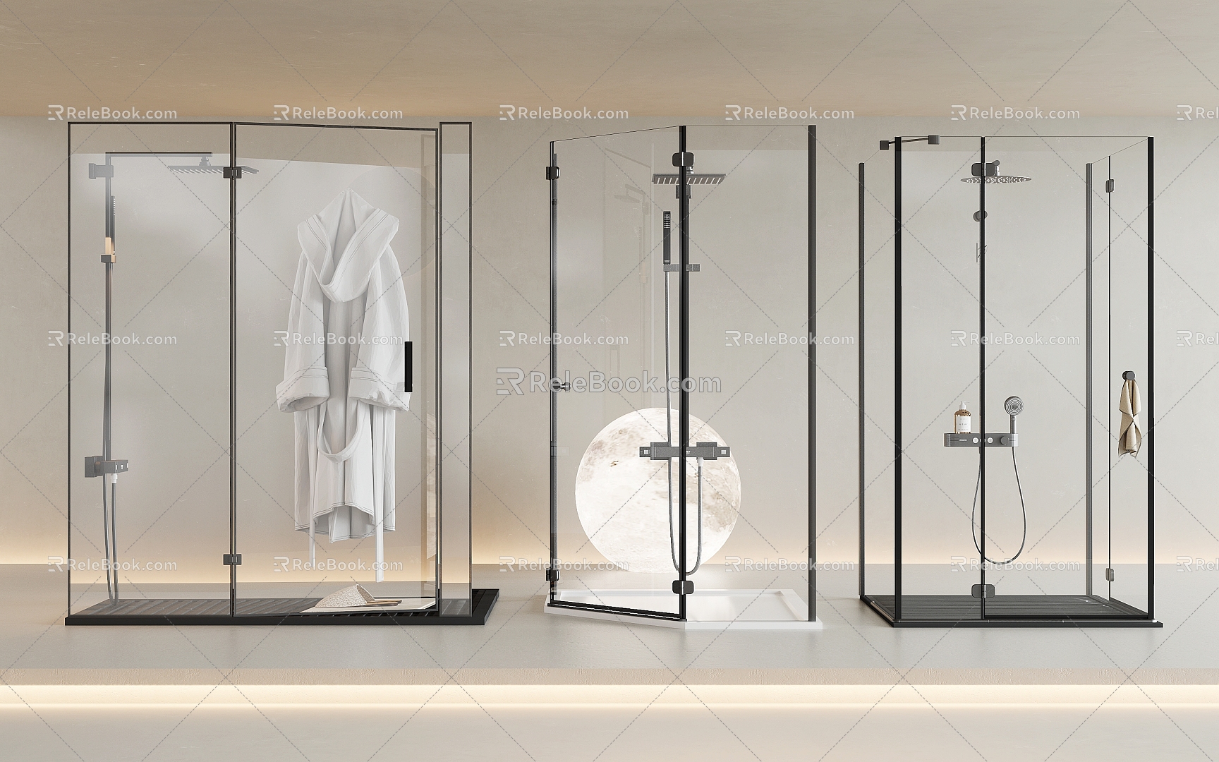 Shower shower shower shower room shower faucet stainless steel shower 3d model