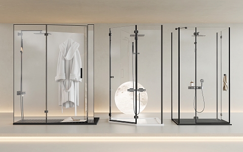 Shower shower room shower faucet stainless steel shower 3d model