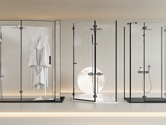 Shower shower room shower faucet stainless steel shower 3d model