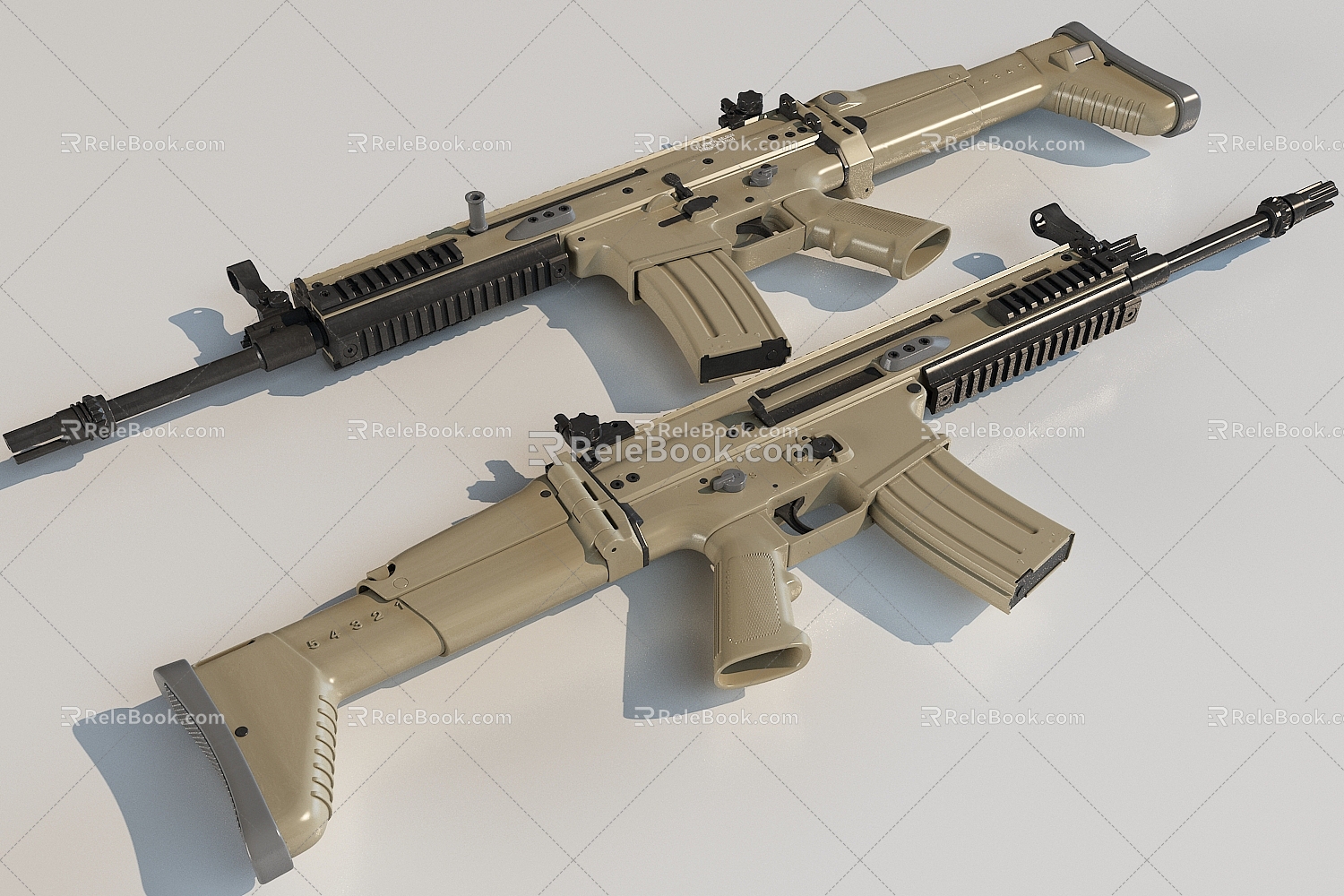 modern gun assault rifle model