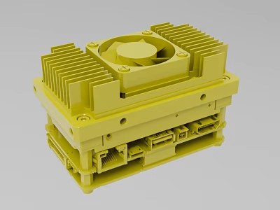 Industrial control module control box AI equipment 1807 3d model