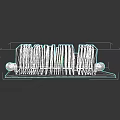 Neatly Arranged Books On Wooden Bookshelf With Simple Design