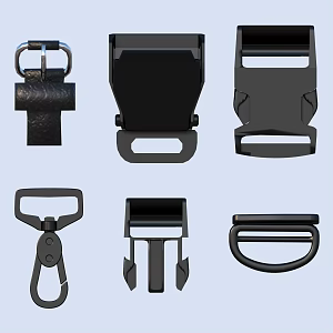 Hook Hanging Buckle Lock Buckle Safety Buckle Metal Buckle Hardware Parts Mountaineering Hook 3d model
