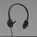 Black Wired Headphones With Microphone And Soft Ear Cushions For Daily Use