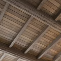 Rustic Natural Wooden Ceiling Interior Design With Exposed Beams And Planks