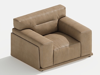 Single sofa single chair leisure chair 3d model