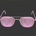 Stylish Golden Frame Sunglasses With Brown Gradient Lenses And Reflective Surface