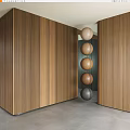Modern Wooden Wall Design With Vertical Slats And Natural Wood Texture