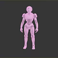 Robot Assistant Small Robot Butler Robot Butler Figure Game Figure 3d model