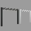 Truss light 3d model