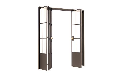 modern folding door 3d model