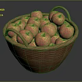 Fresh Ripe Red Apples Filled in Wicker Basket on Dark Surface
