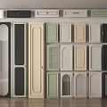 Modern Stylish Wardrobe Doors With Various Panel Designs And Multiple Color Options