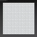 Geometric Marble Tile Component With Repeating Pattern Gold Lines And White Background