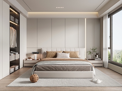 Modern Home Bedroom 3d model