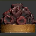 Fresh Raspberry Tart Topped with Juicy Raspberries and Golden Crust