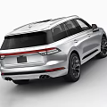 Silver Luxury Modern SUV With Signature Grille Sleek Body Lines And Black Wheels