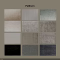 Poliform Square Rugs Collection With Various Designs Textures And Color Options 3d model