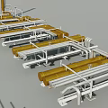 Industrial Equipment Mechanical Parts Metal Pipes And Heavy Duty Components