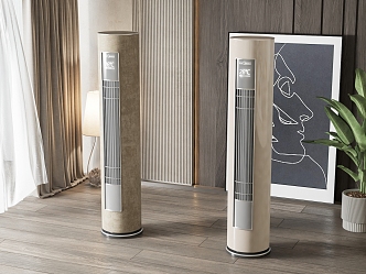 Floor air conditioning combination 3d model