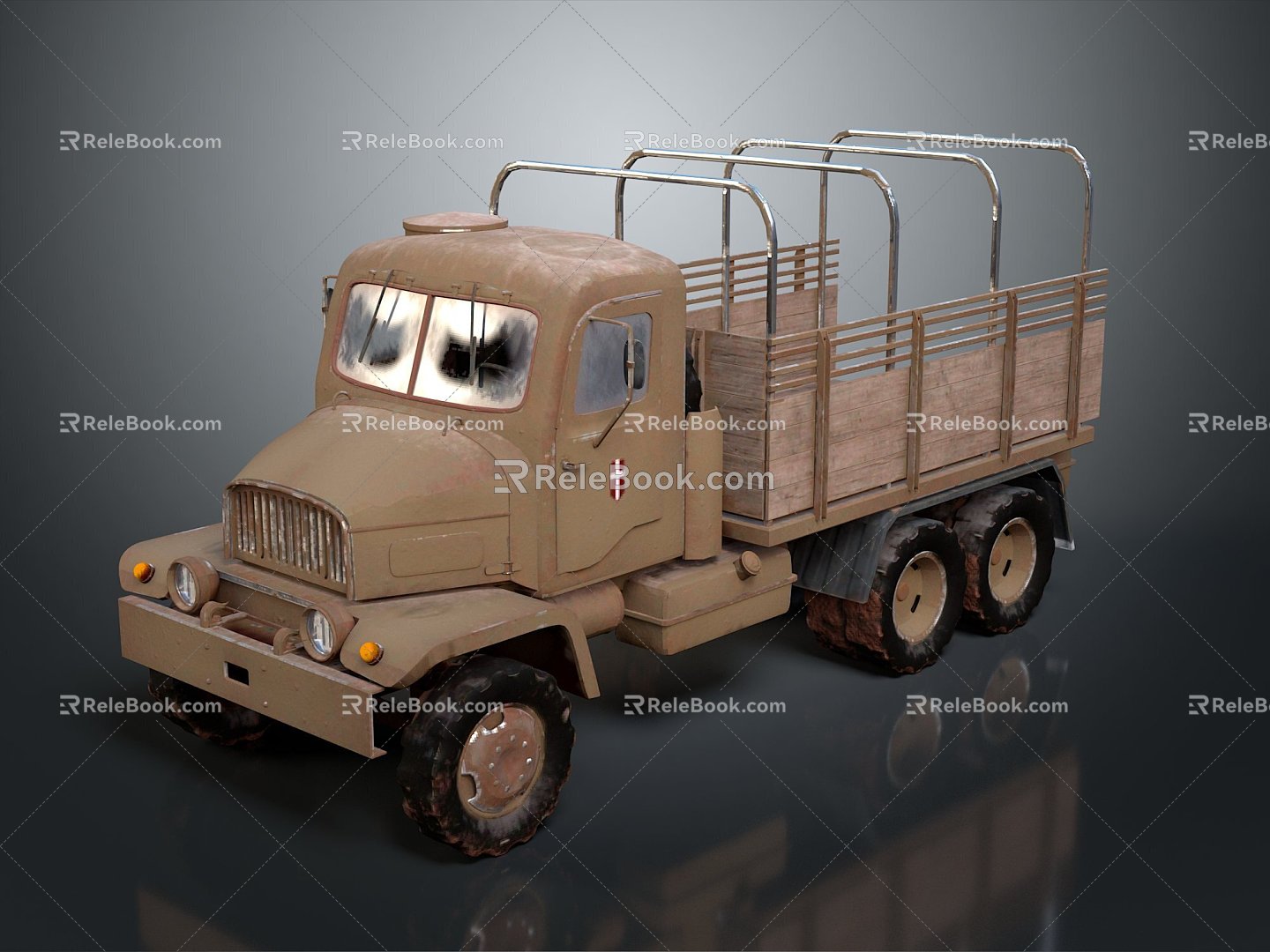 Military Truck Military Transporter Military Transporter Armed Transporter Armored Transporter 3d model