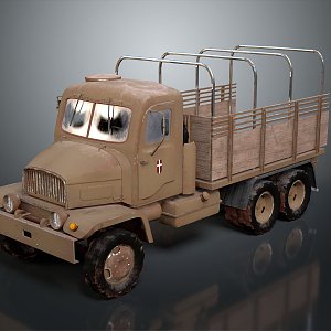 Military Truck Military Transporter Military Transporter Armed Transporter Armored Transporter 3d model