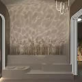 Modern Beauty Salon Interior Design With Reception Counter Mirrors Decorative Lighting And Elegant Decor