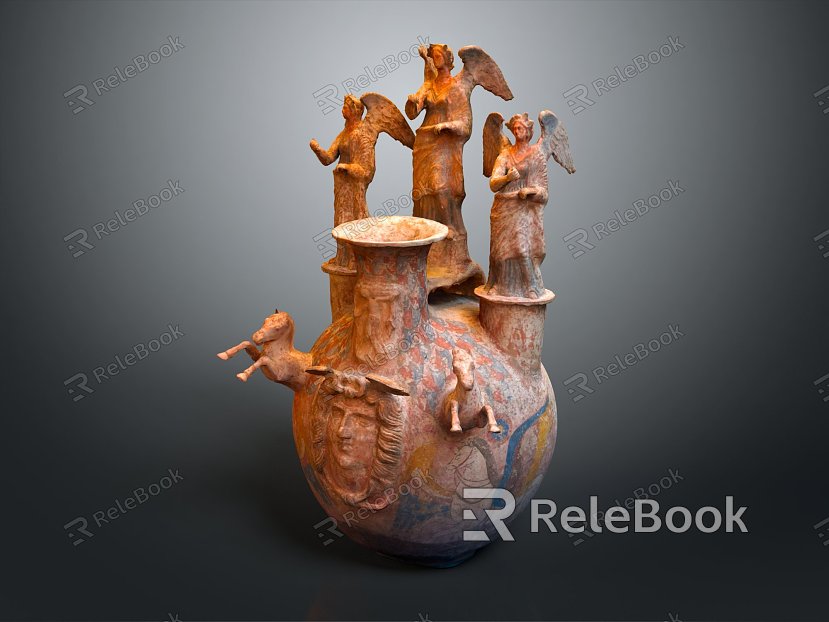 European-style Wine Pot Antique Angel Antique Wine Pot model