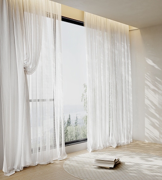 gauze curtain 3d model