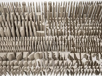 Various Types of Gypsum Coving Including Decorative and Architectural Profiles 3d model