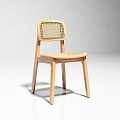 Nordic Beech Dining Chair 3d model