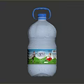 Viva Drinking Water In Large Transparent Plastic Bottle With Blue Cap For Household Use