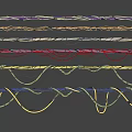 Industrial Wire and Cable Combination Industrial Electricity Clutter Wire and Cable Computer Electrical Cable Wire Combination Clutter Office Wire and Cable 3d model