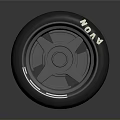 High Quality Car Parts ATON Brand Tire With Alloy Wheel Rim Design