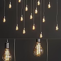 Industrial Vintage Pendant Light Design With Hanging Edison Bulbs And Warm Glow Illumination